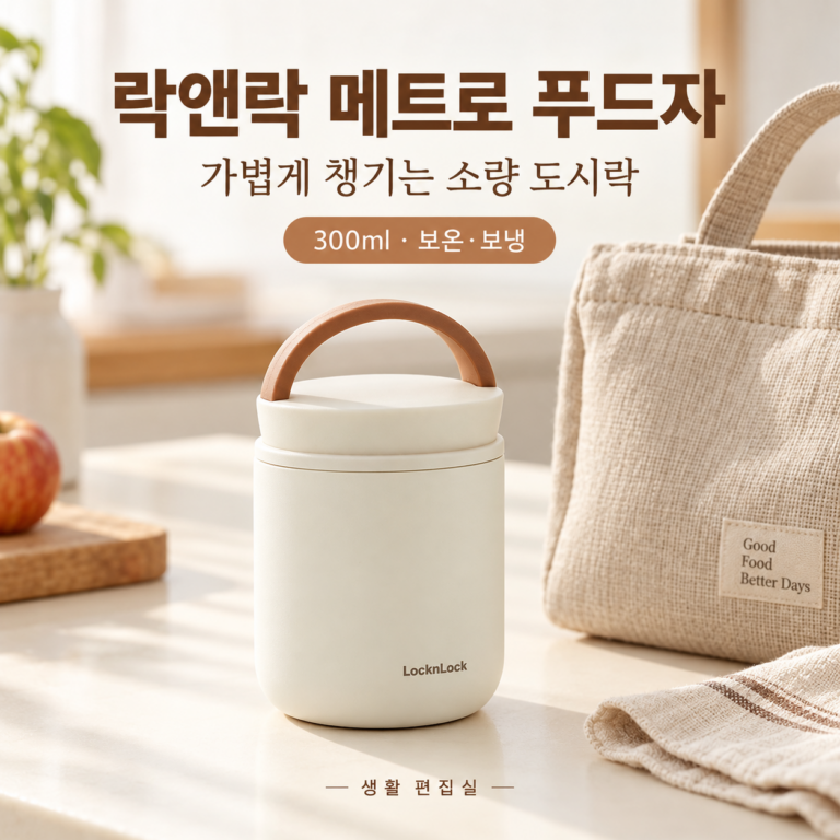 락앤락 리틀럽 푸드자 300ml 상세 리뷰｜보온도시락 용량·장단점